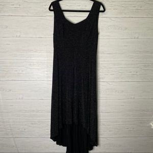 Onyx nite sparkly high low tank evening dress